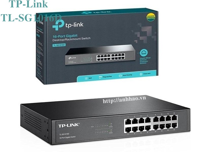 Switch TP-Link 16 cổng Gigabit SG-TL1016D